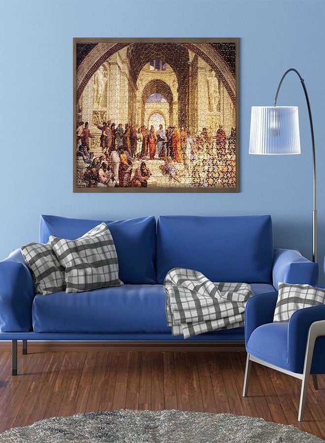 MaxRenard Fine Art Famous Oil Painting Jigsaw Puzzle 1000 Pieces The School of Athens Raphael Puzzle for Adult Museum Collection Home Decoration Family Game Gift - Image 3